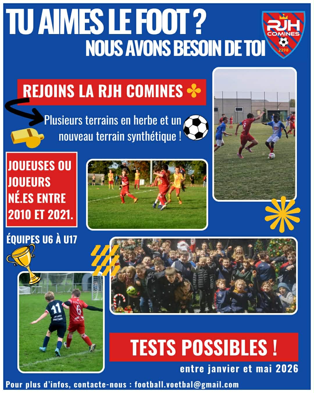 REJOIGNEZ LA RJH COMINES !!!